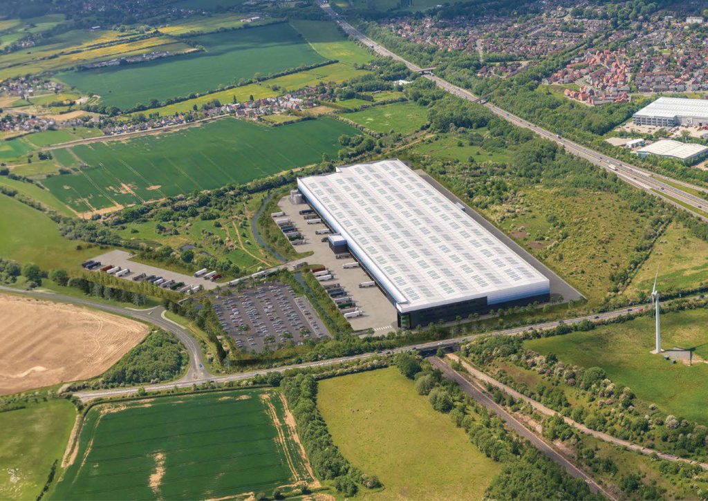 G-Park Ashby — aerial view of the scheme
