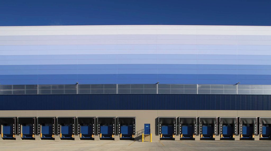 G-Park Ashby — dock elevation and loading doors