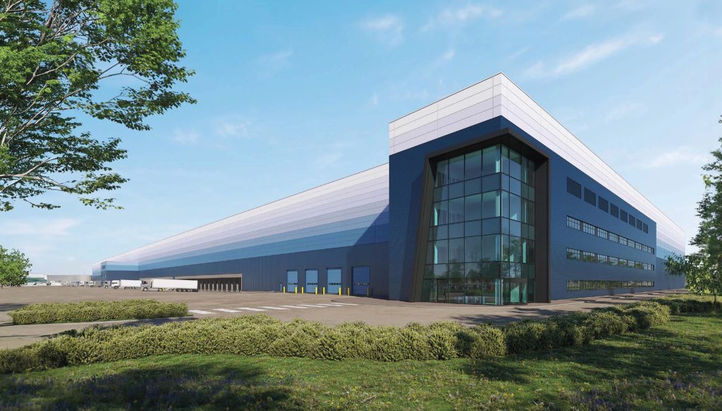 G-Park Ashby — external elevation and offices