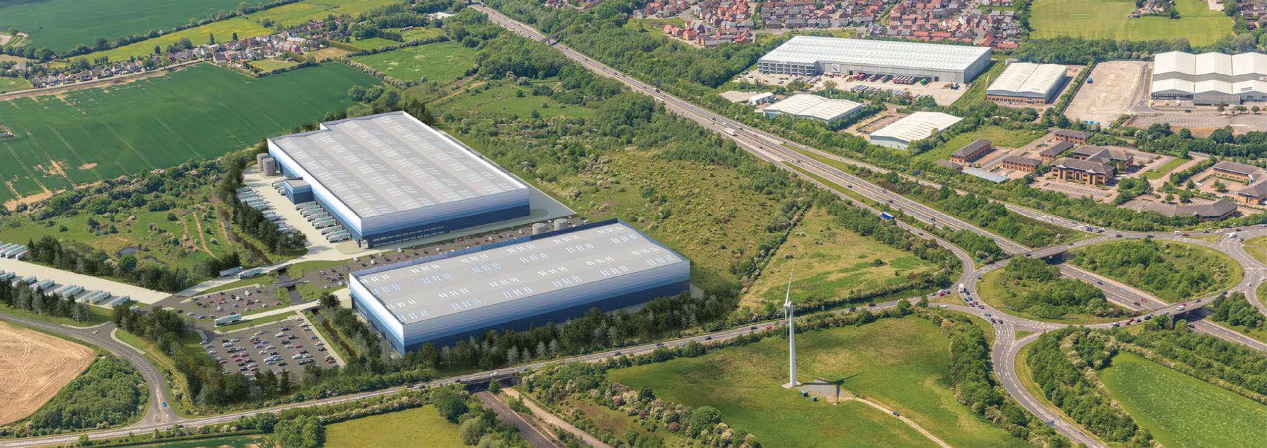 G-Park Ashby — location aerial
