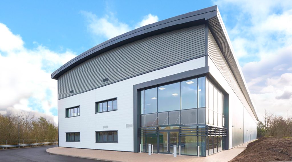 Nuneaton 37 — office entrance elevation
