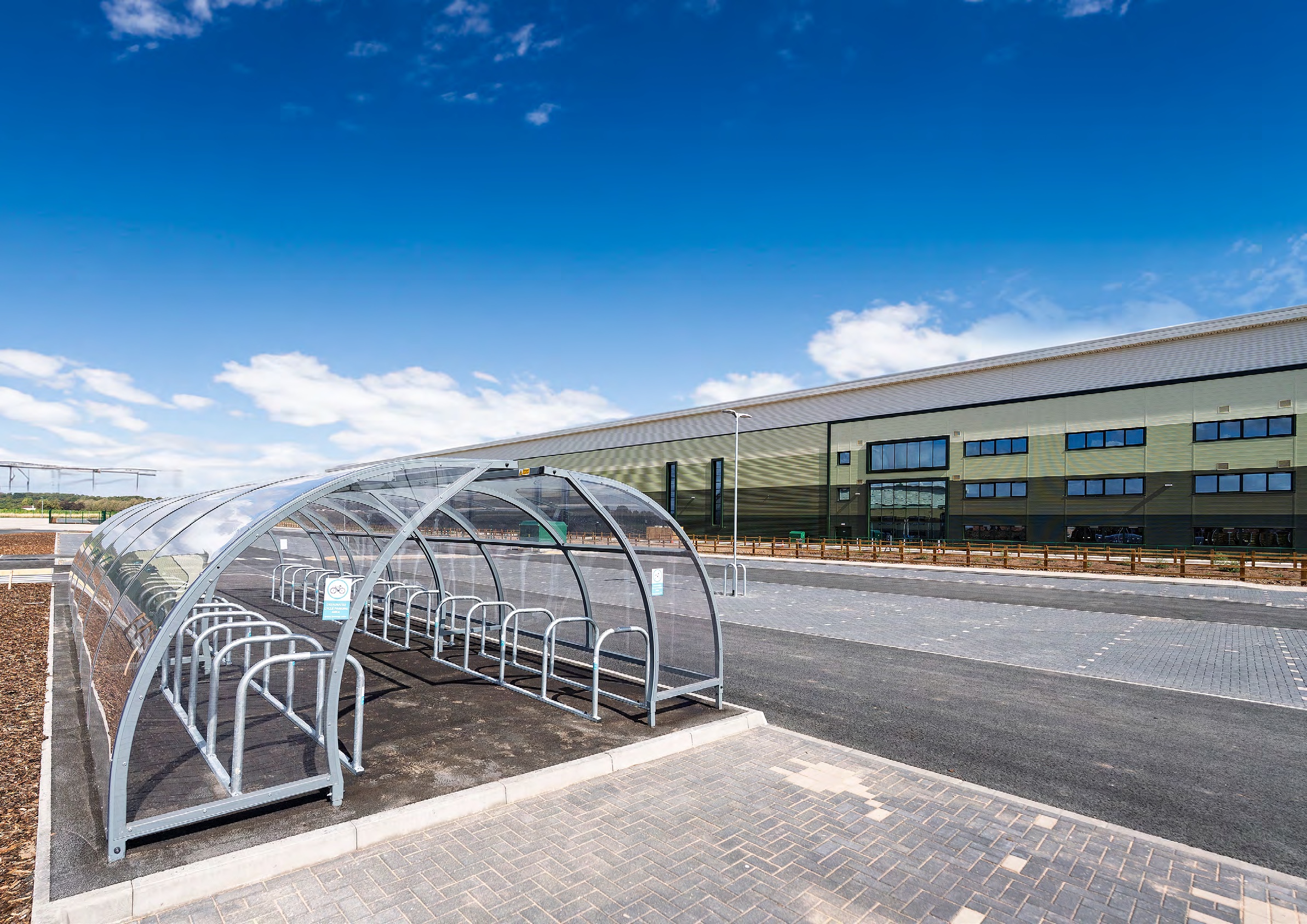 Worksop Link 464 — external elevation and offices