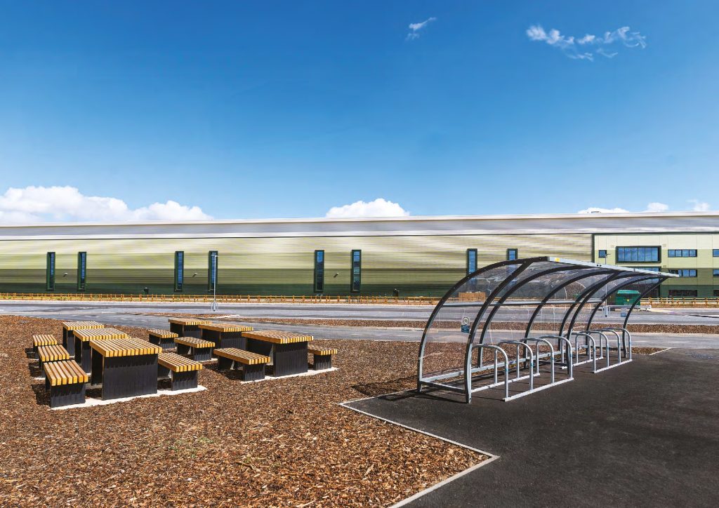 Worksop Link 86 — external staff amenity area